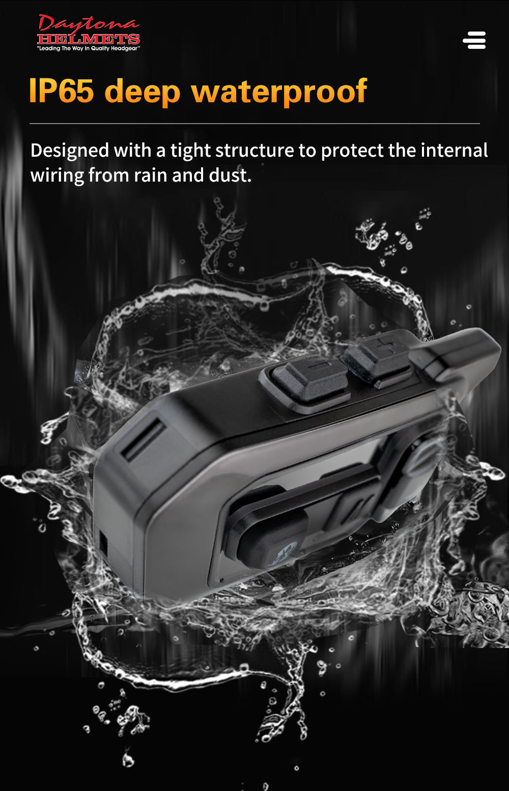 BLUETOOTH- UNIVERSAL SYSTEM FOR ALL HELMETS