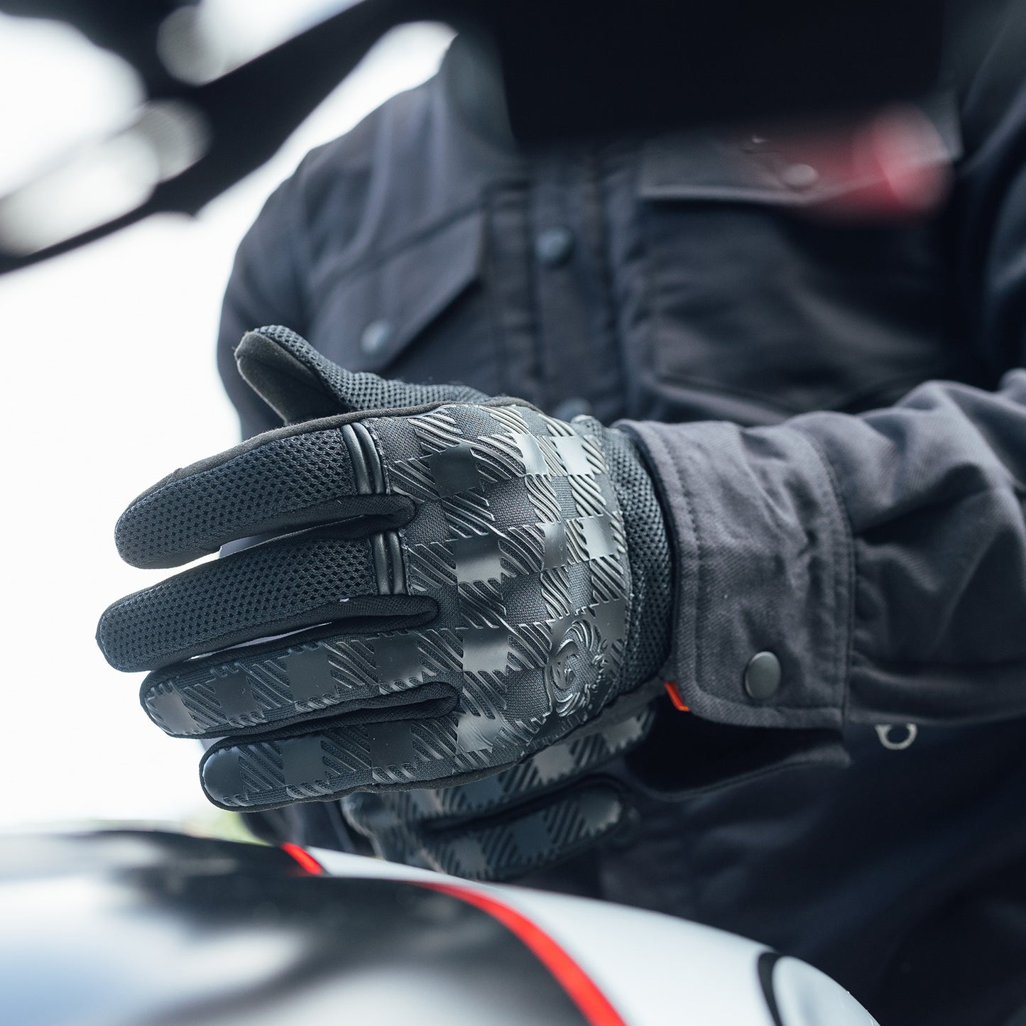 BARRETT MESH D3O GLOVE BLACK