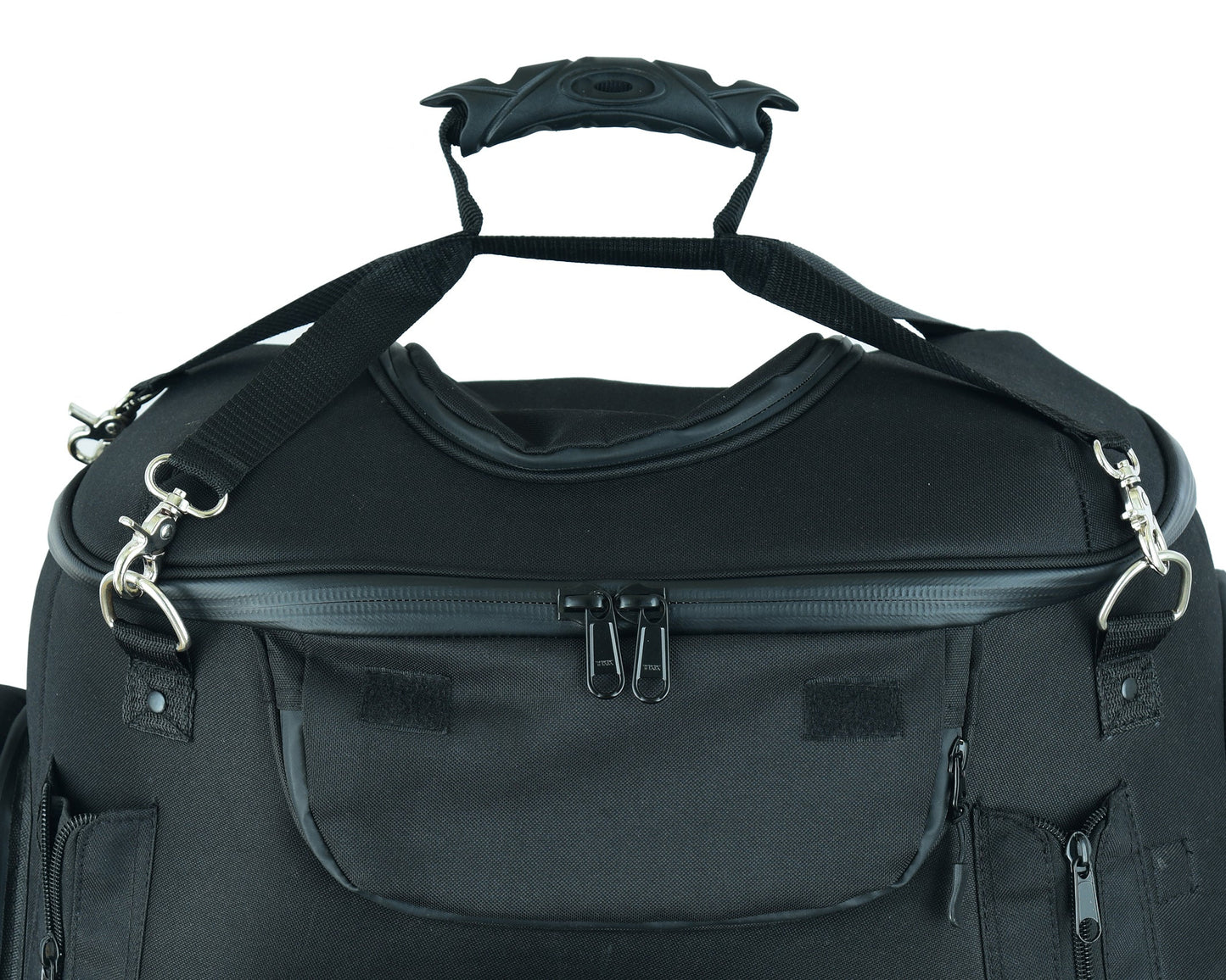 Renegade Classics Black Heavy Duty Textile Motorcycle Pet Carrier Si