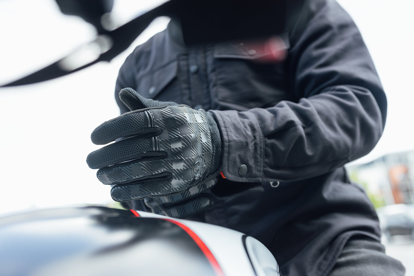 BARRETT MESH D3O GLOVE BLACK