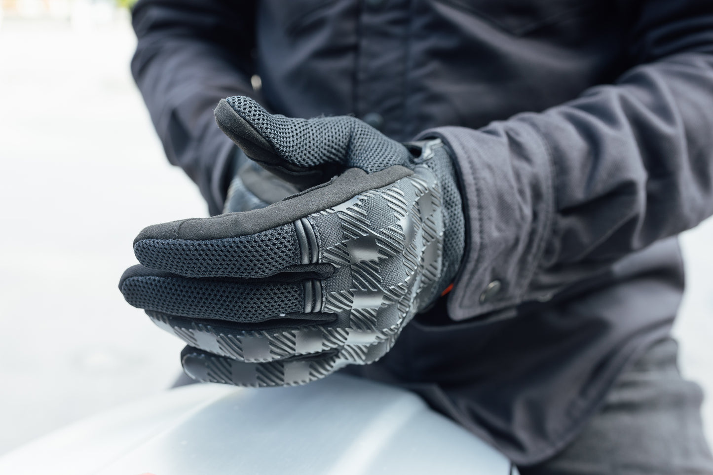 BARRETT MESH D3O GLOVE BLACK