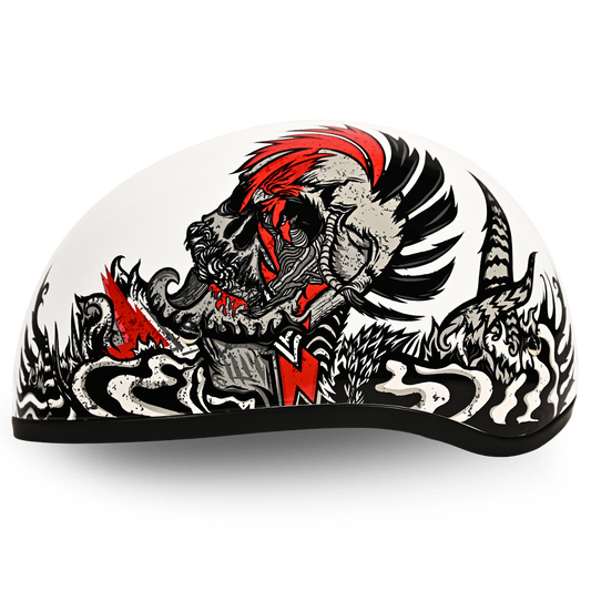 D.O.T. DAYTONA SKULL CAP- W/ ROCKIN' REAPER