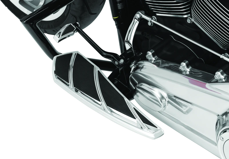 Kuryakyn Phantom Floorboards 18 and Up H-D Softails Chrome