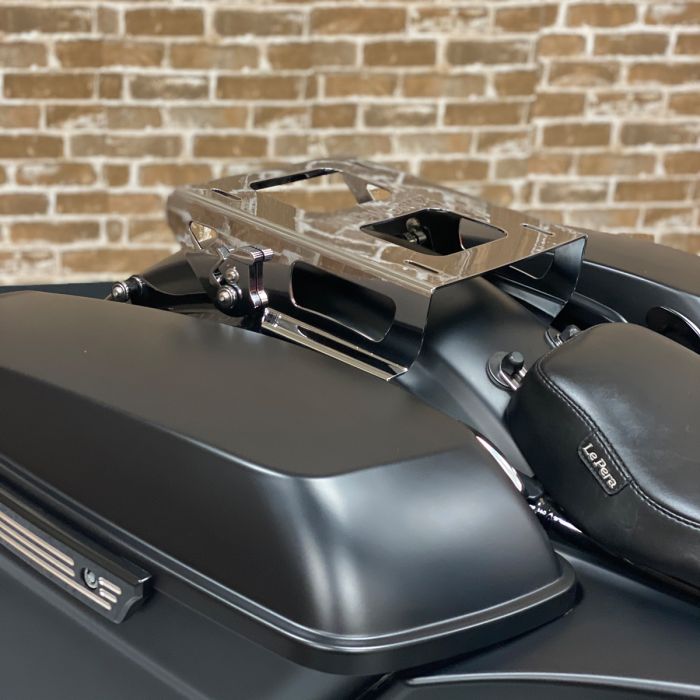 Chrome Solo Tour Pack Mount for Harley® Touring '09-'25