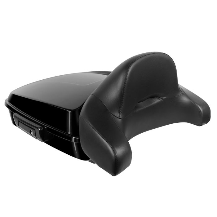 Chopped Tour Pack w/ Full Backrest & Black Hardware for Harley® Touring '97-'25 (2023)