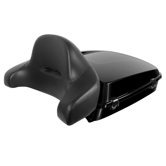 Chopped Tour Pack w/ Full Backrest & Black Hardware for Harley® Touring '97-'25 (2023)