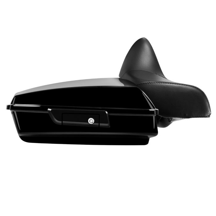 Chopped Tour Pack w/ Full Backrest & Black Hardware for Harley® Touring '97-'25 (2023)