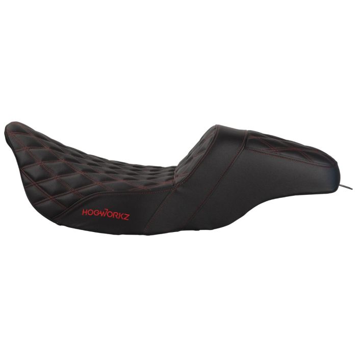 Rise Up Seat for Harley® Touring '08-'25 (Various Stitching Colors)
