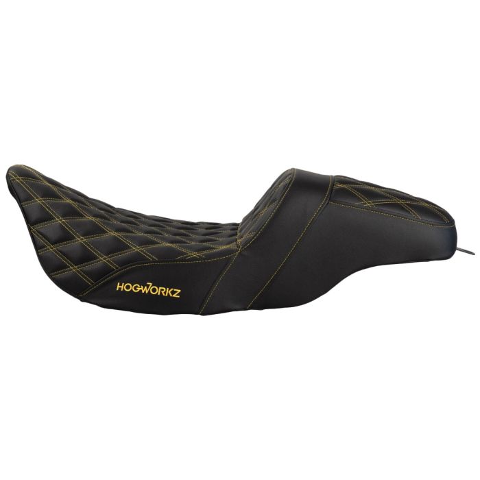 Rise Up Seat for Harley® Touring '08-'25 (Various Stitching Colors)