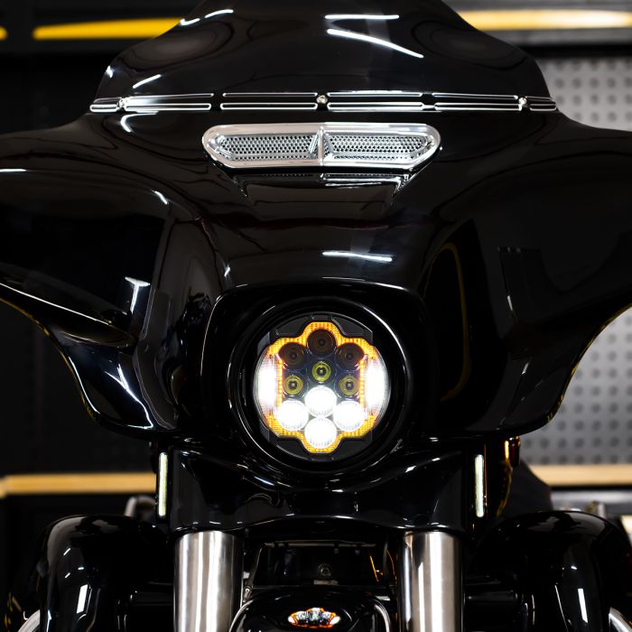 7" LED Silvertooth™ Performance Headlight for Harley® Touring