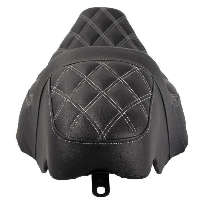 Rise Up Seat for Harley® Touring '08-'25 (Various Stitching Colors)