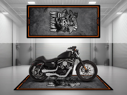 Motorcycle Mat Design for American Chopper Motorcycle - MM7210