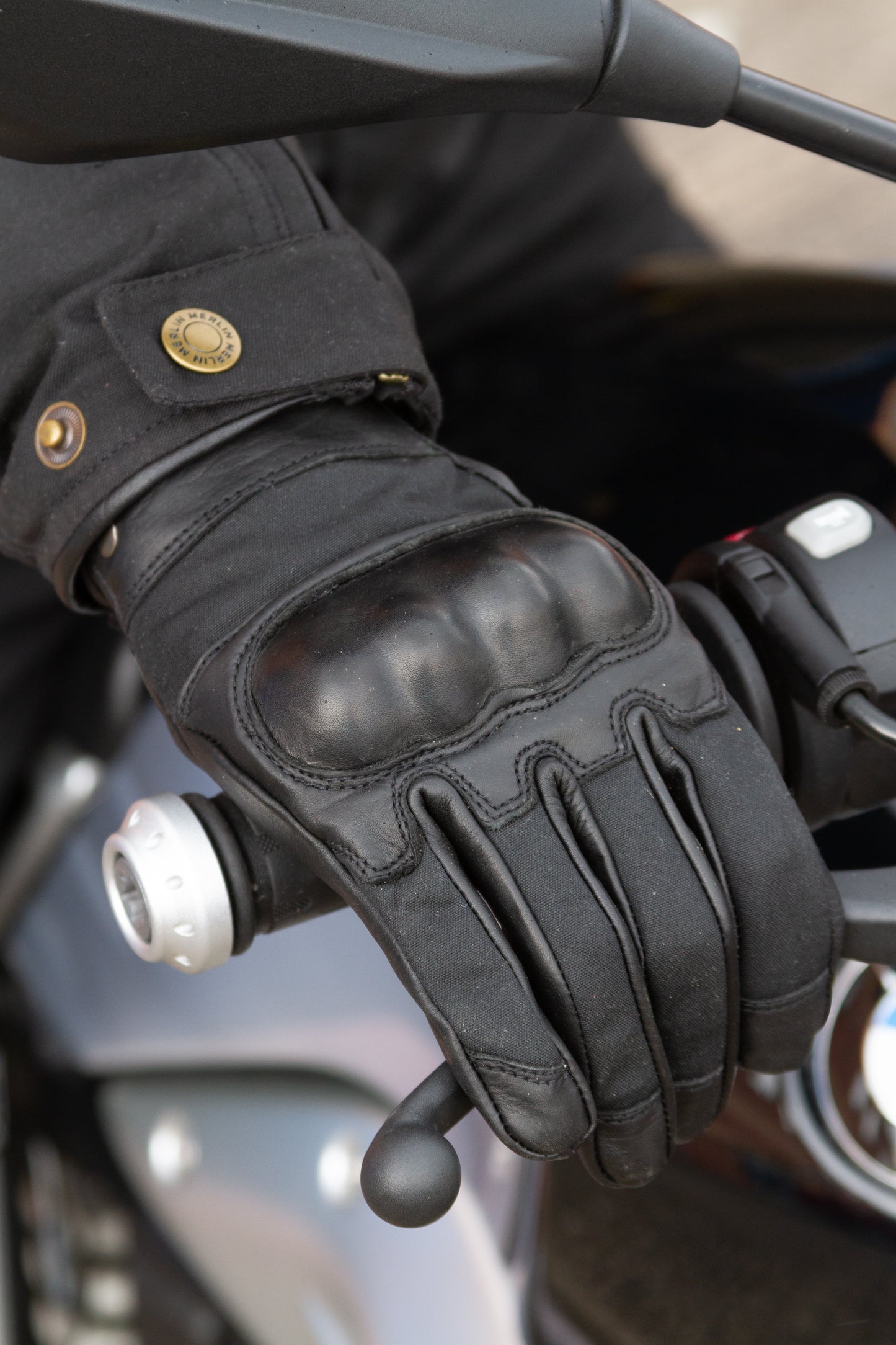 MERLIN GLENN WAX/LEATHER GLOVE BLACK