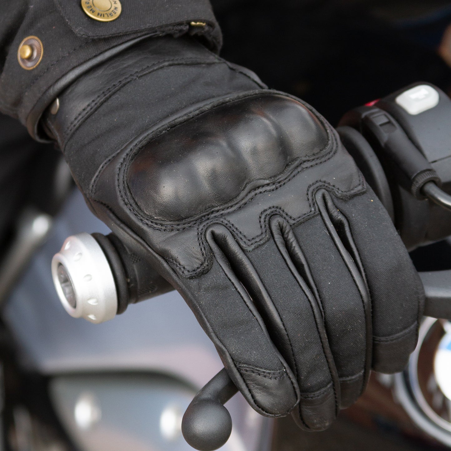 MERLIN GLENN WAX/LEATHER GLOVE BLACK