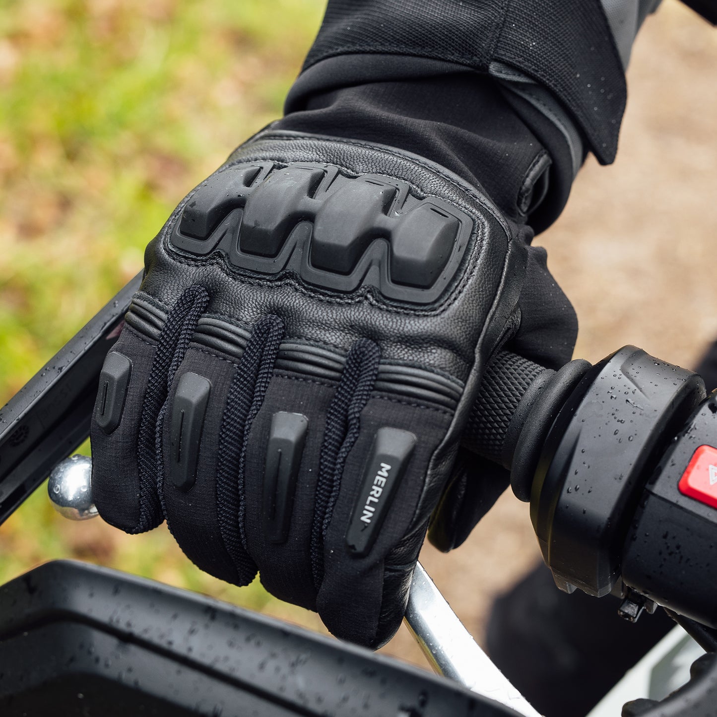 JURA HYDRO D3O GLOVE BLACK/GREY