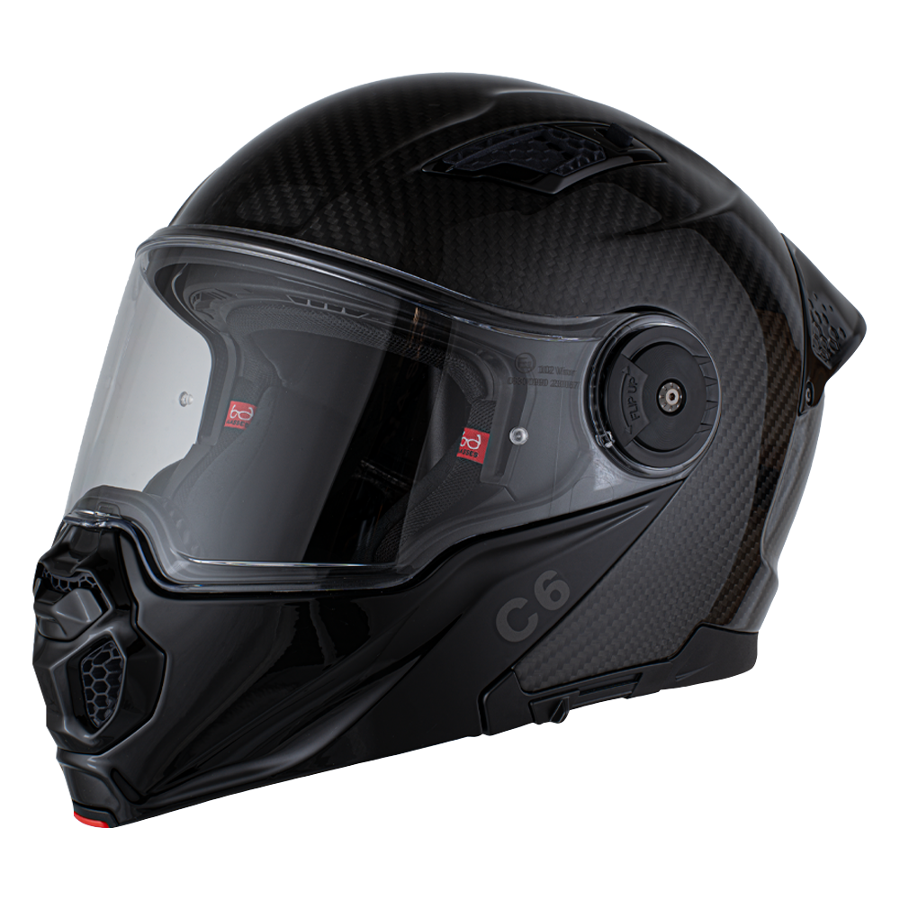 D.O.T. & ECE Daytona C6- Grey Carbon Fiber