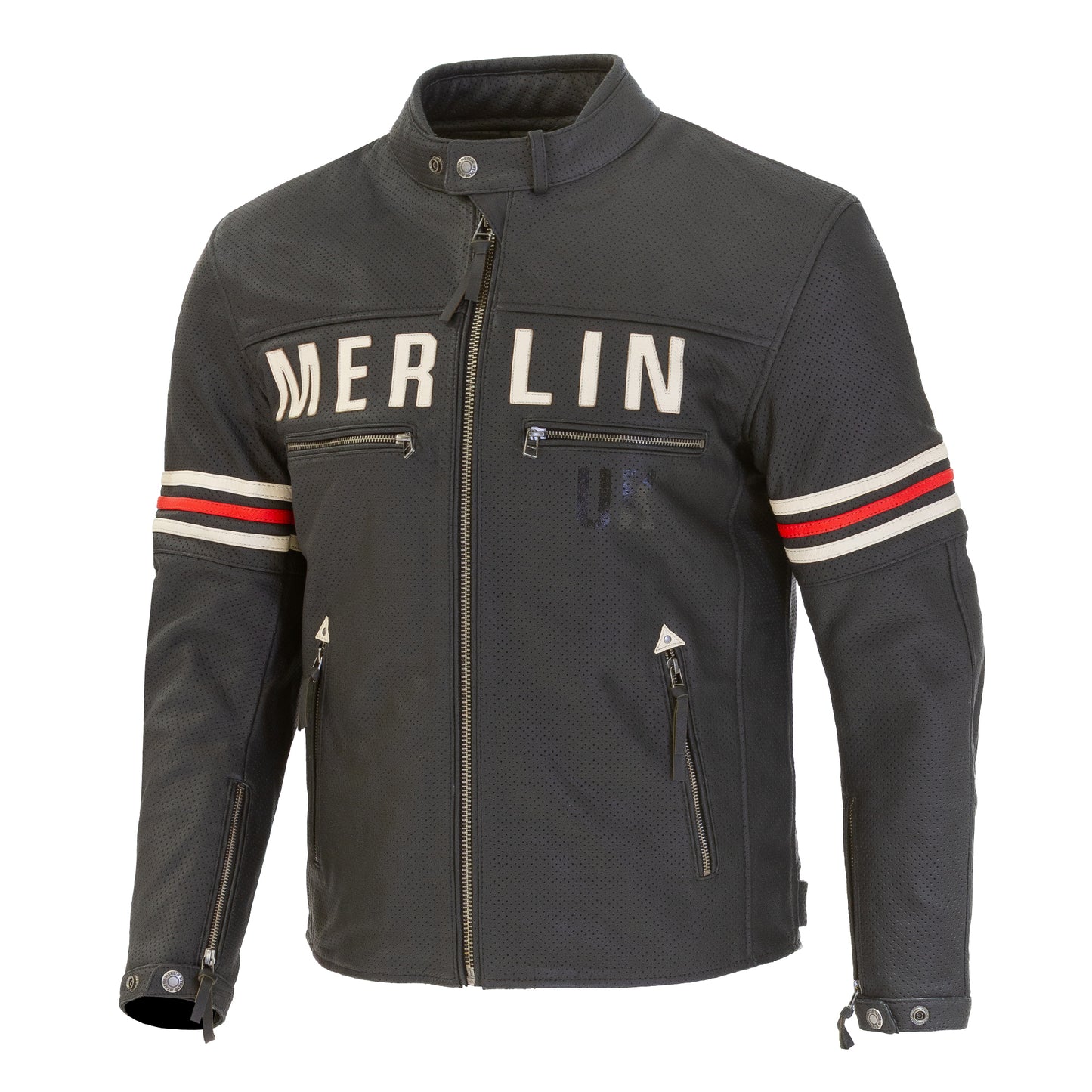 Merlin - Revival Perforated Leather Jacket