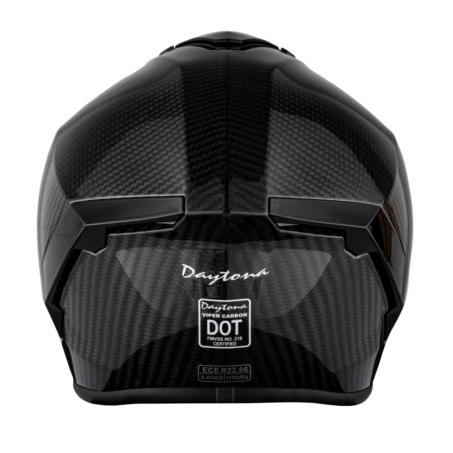 D.O.T. & ECE Daytona Viper- Grey Carbon Fiber