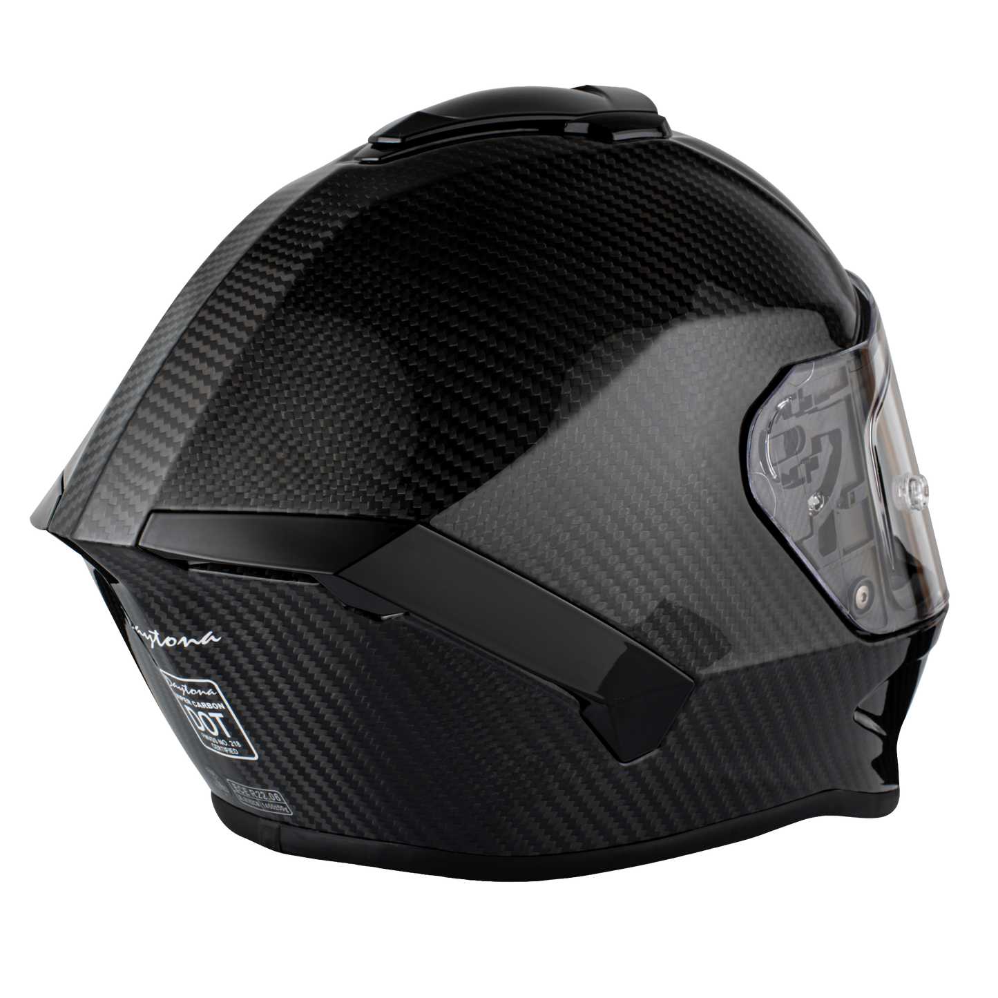 D.O.T. & ECE Daytona Viper- Grey Carbon Fiber