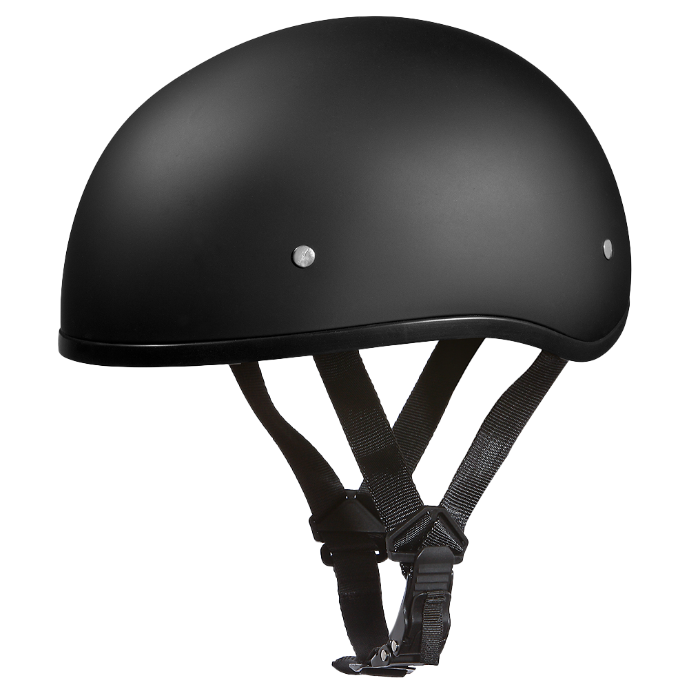D.O.T. DAYTONA SKULL CAP W/O VISOR- DULL BLACK