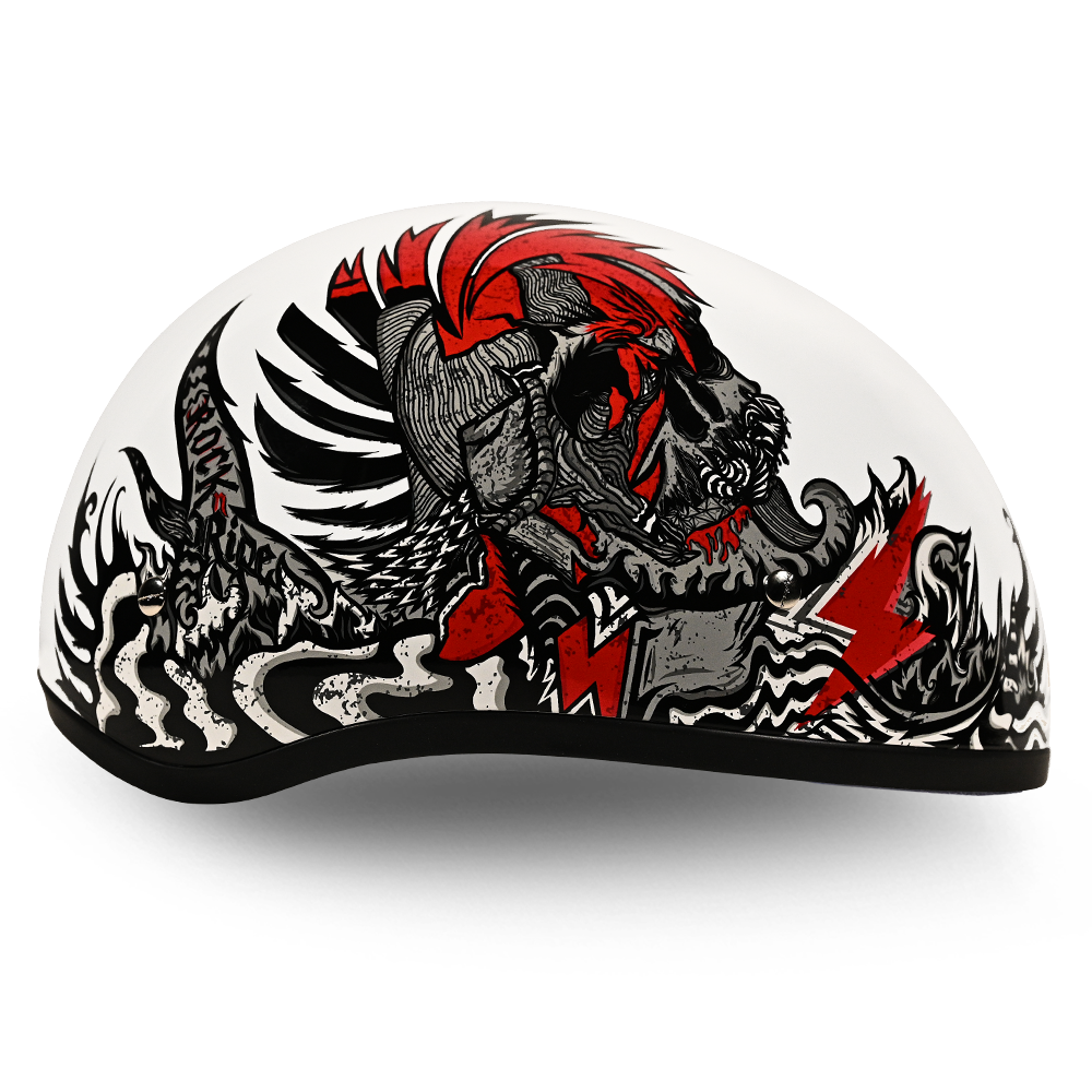 D.O.T. DAYTONA SKULL CAP- W/ ROCKIN' REAPER