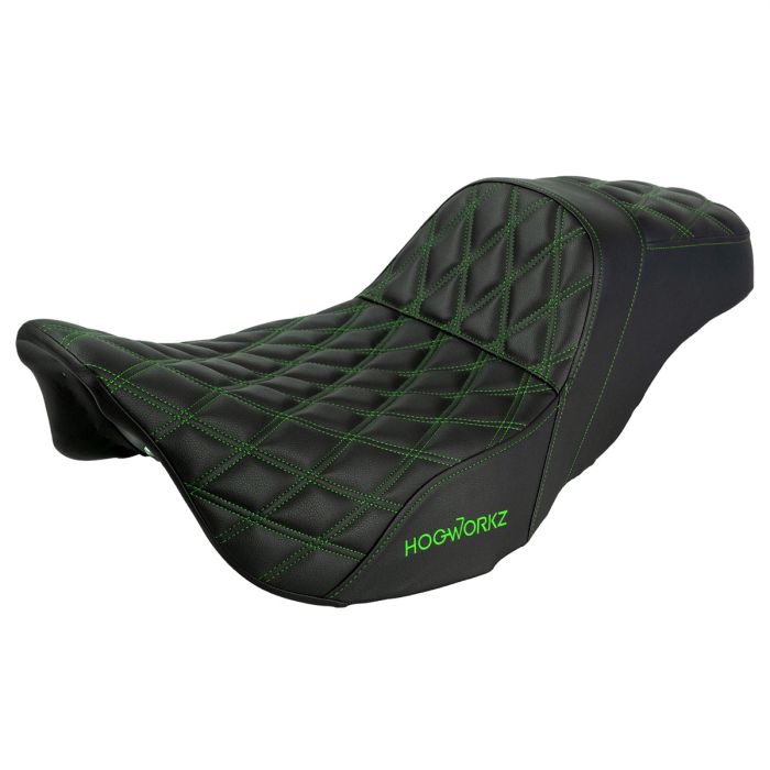 Rise Up Seat for Harley® Touring '08-'25 (Various Stitching Colors)