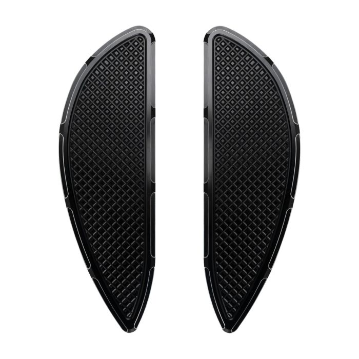 HOGWORKZ® Heaterz Driver Floorboards for Harley® Touring & Softail '86-'25 | Black