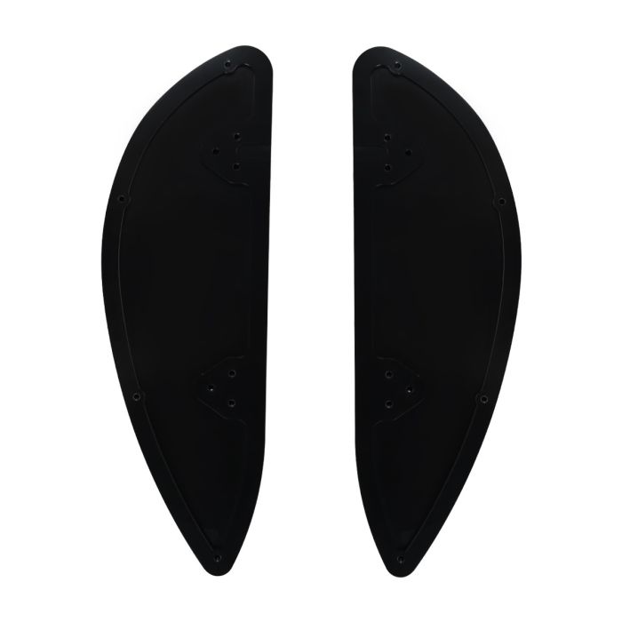 HOGWORKZ® Heaterz Driver Floorboards for Harley® Touring & Softail '86-'25 | Black