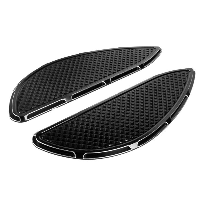 HOGWORKZ® Heaterz Driver Floorboards for Harley® Touring & Softail '86-'25 | Black