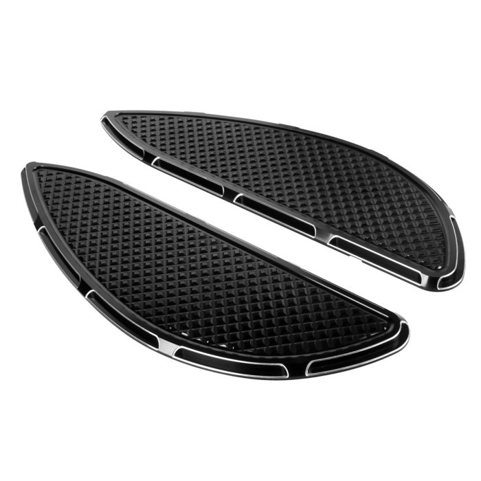 HOGWORKZ® Heaterz Driver Floorboards for Harley® Touring & Softail '86-'25 | Black