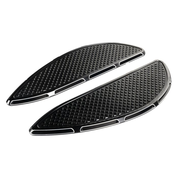 HOGWORKZ® Heaterz Driver Floorboards for Harley® Touring & Softail '86-'25 | Black