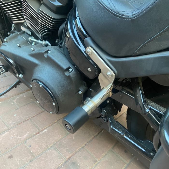 Stainless Passenger Peg Crash Bar / Frame Slider for Harley® Softail '18-'25