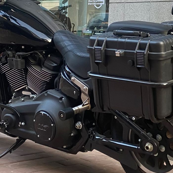 Stainless Passenger Peg Crash Bar / Frame Slider for Harley® Softail '18-'25