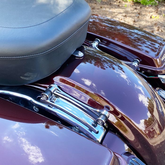 Chrome 4-Point Docking Hardware Kit for Harley® Touring '14-'25 | Replaces PN 52300353