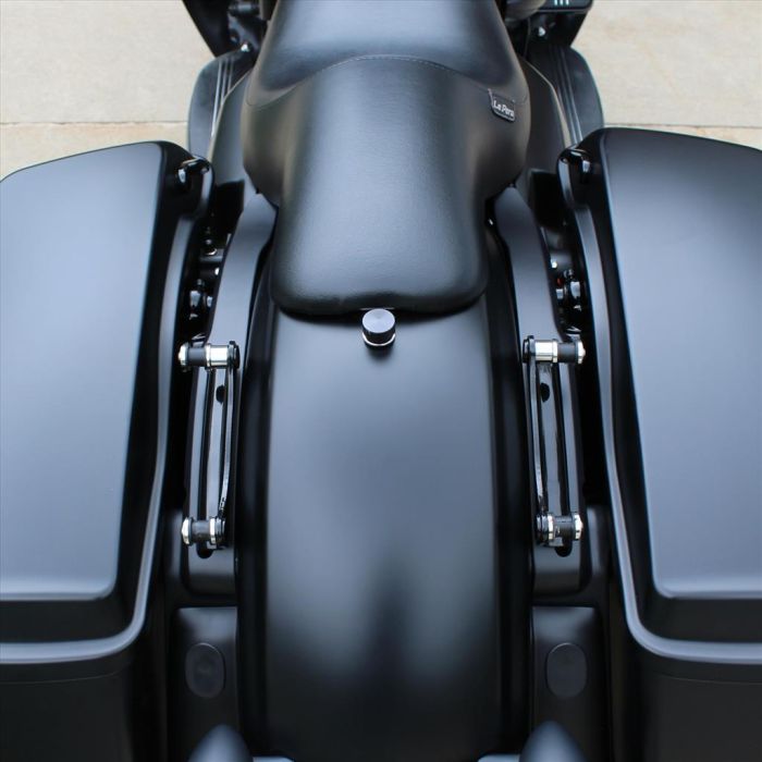 Black 4-Point Docking Hardware Kit for Harley® Touring '14-'25 | Replaces PN 52300353