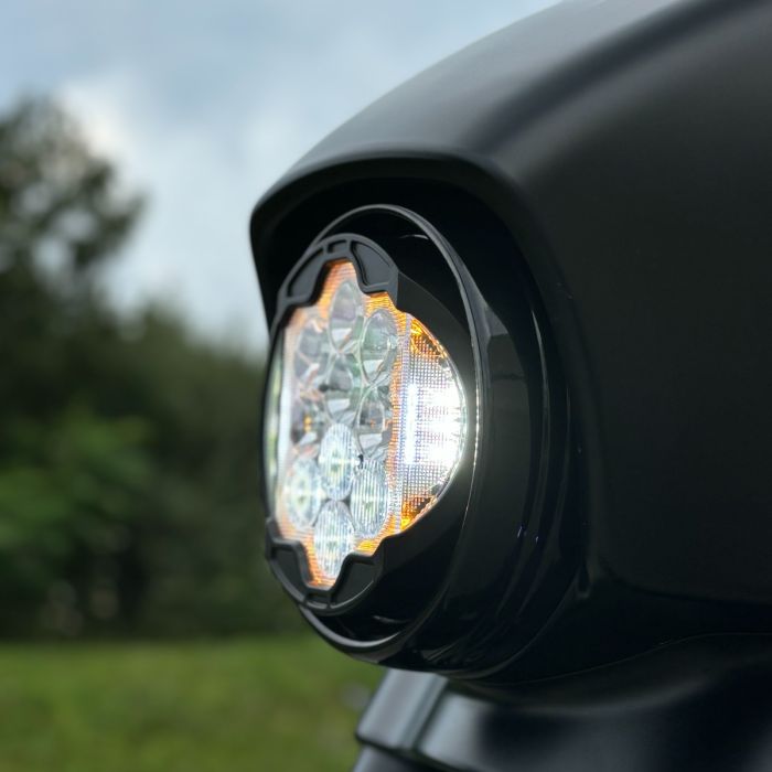 7" LED Silvertooth™ Performance Headlight for Harley® Touring