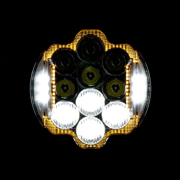 7" LED Silvertooth™ Performance Headlight for Harley® Touring