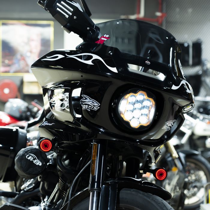 7" LED Silvertooth™ Performance Headlight for Harley® Low Rider ST '22-'25