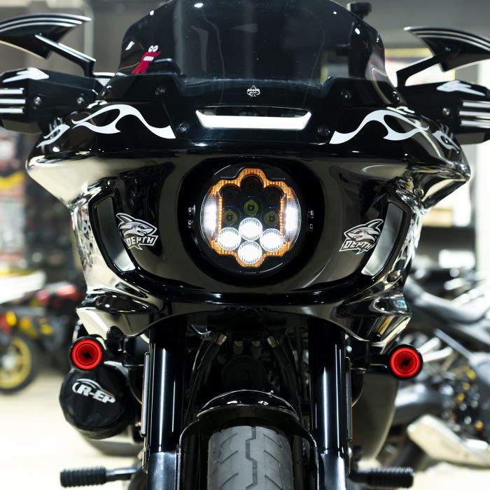 7" LED Silvertooth™ Performance Headlight for Harley® Low Rider ST '22-'25