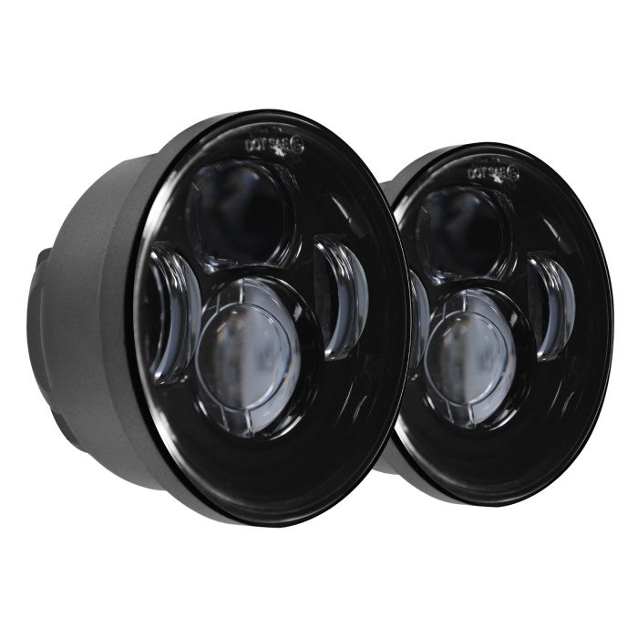 4.65" Blackout LED Headlight for '08-'17 Harley® Dyna Fat Bob