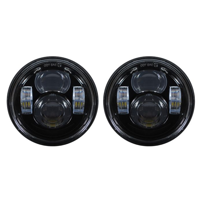 4.65" Blackout LED Headlight for '08-'17 Harley® Dyna Fat Bob