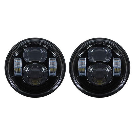 4.65" Blackout LED Headlight for '08-'17 Harley® Dyna Fat Bob