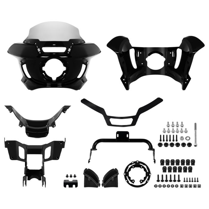 Vivid Black HOGWORKZ® Ruckus ST Fairing Kit for Harley® M8 Softail '18-'25