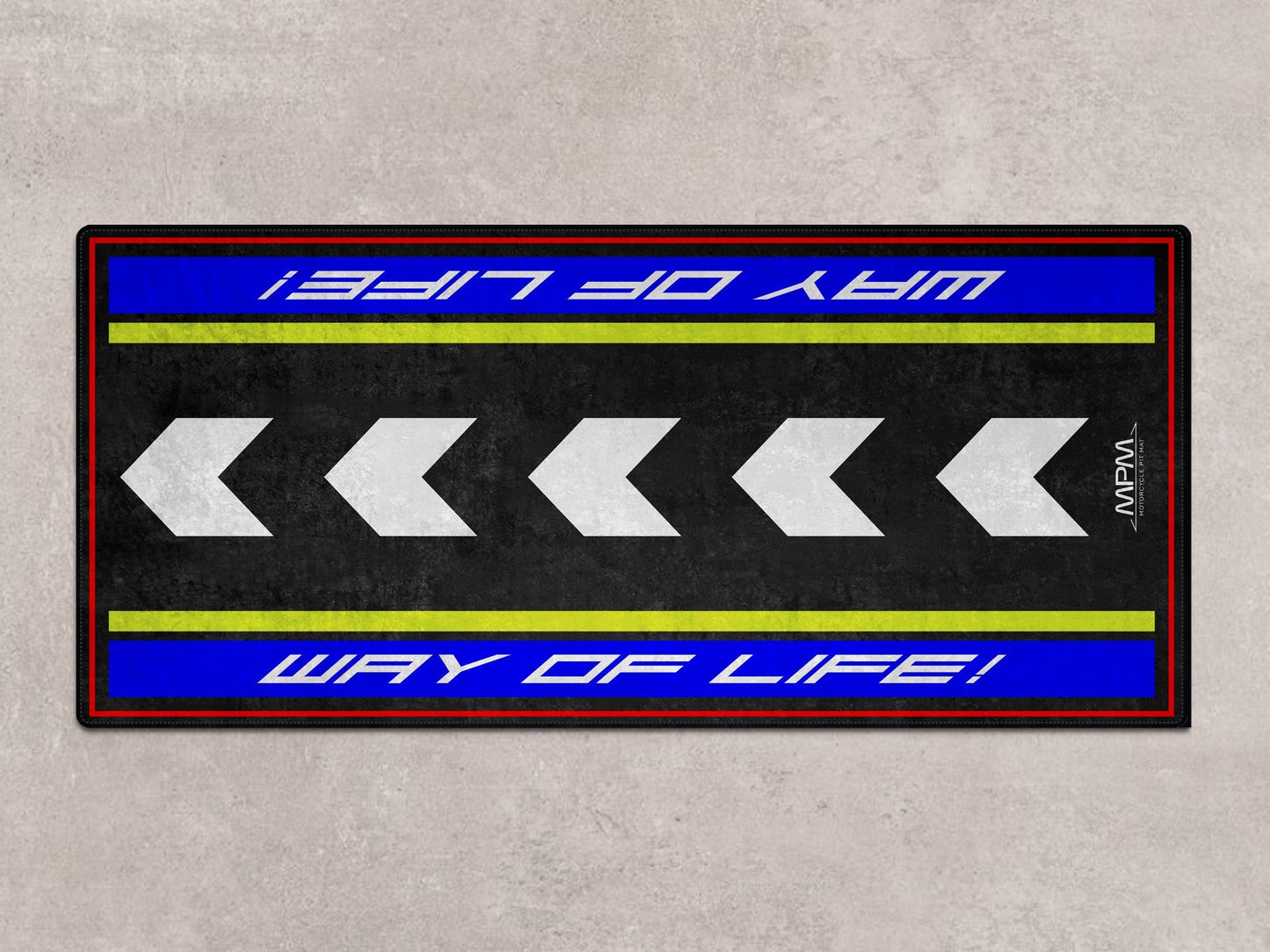 Designed Pit Mat for Suzuki Motorsport Motorcycle - MM7125