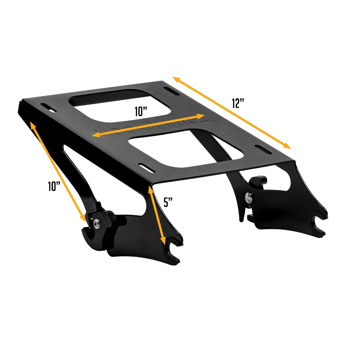Black Two-Up Tour Pack Mount for Harley® Touring '09-'25