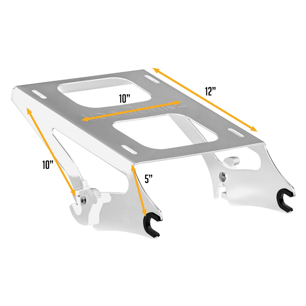 Chrome Two-Up Tour Pack Mount for Harley® Touring '09-'25