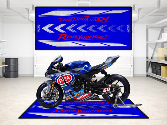 Designed Pit Mat for Yamaha Motorcycle - MM7108